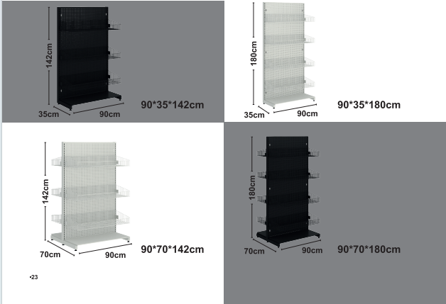 Pegboard Wire półki
