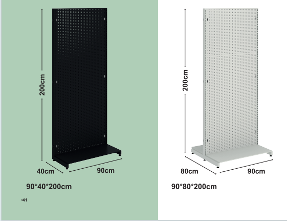 Mega Pegboard półki ramowe