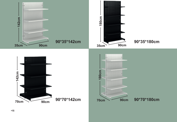 Pegboard Max półki